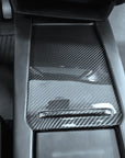 2012-2020 | Model S & X Center Console Sliding Drawer Overlay - Real Molded Carbon Fiber