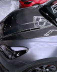 2020-2025 | Model Y Viento Formula One Hood - Dual Layer with Xpel Clear Bra- Real Molded Carbon Fiber
