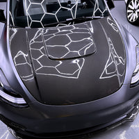 Model Y Viento Formula One - Dual Layer with Xpel Clear Bra- Real Molded Carbon Fiber