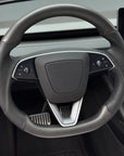 2026+ | Model Y Juniper Refreshed Carbon Fiber Heated Round Steering Wheel Upgrade – Real Molded Carbon Fiber