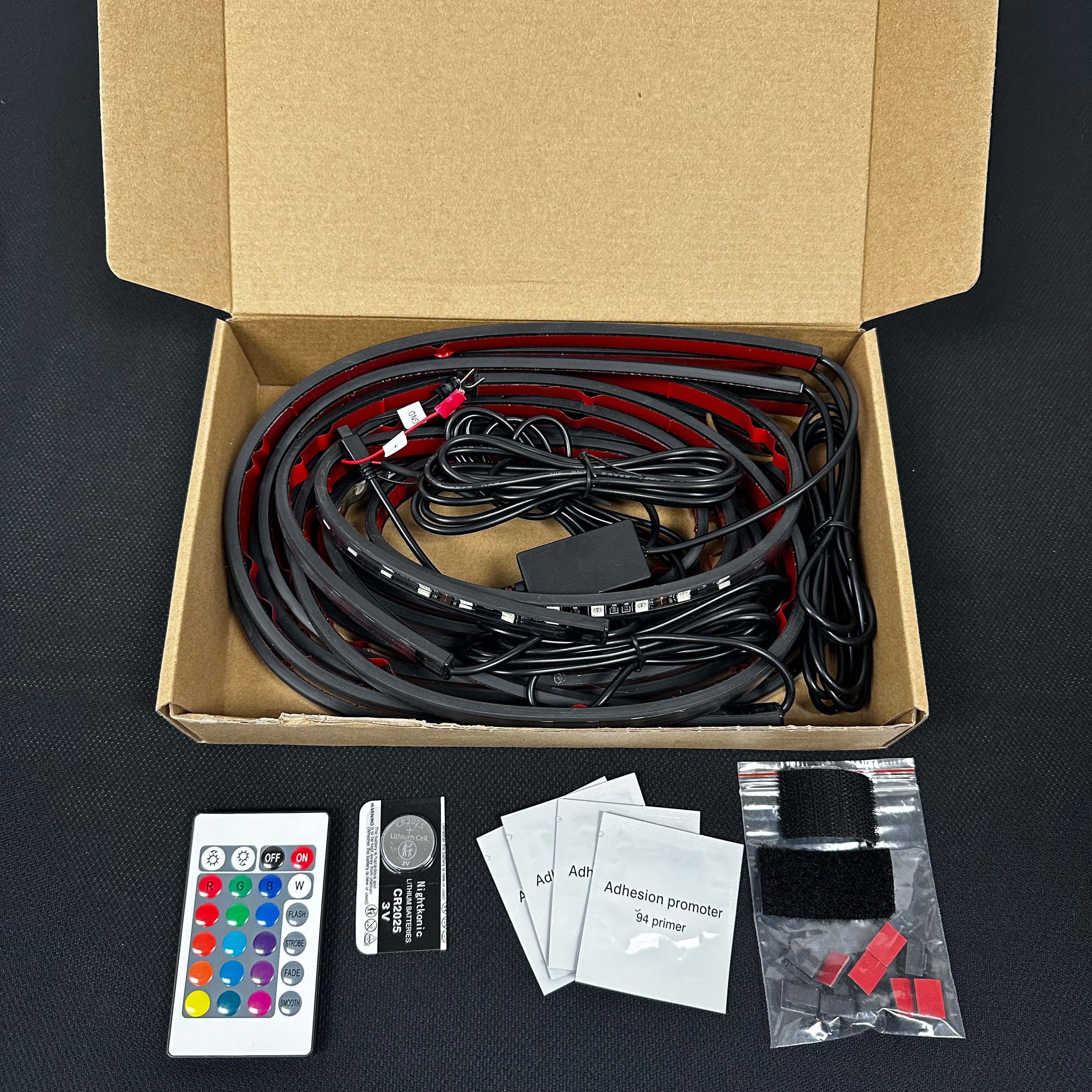 UnderGlow Infrared LED Ground Effects RGB Lighting Kit RPM TESLA