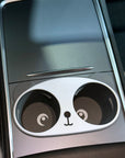 Model 3 & Y Dual Cup Holder Panda Liner (Gen. 2)