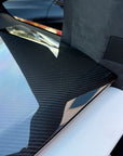 Cybertruck Top Upper Dashboard Overlay - Real Dry Molded Carbon Fiber
