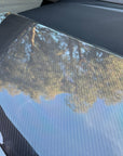 Cybertruck Top Upper Dashboard Overlay - Real Dry Molded Carbon Fiber