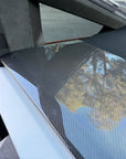 Cybertruck Top Upper Dashboard Overlay - Real Dry Molded Carbon Fiber