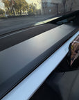 Cybertruck Top Upper Dashboard Overlay - Real Dry Molded Carbon Fiber