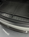 Model X Trunk Sill Plate Covers - ABS Plastic with Carbon Fiber Pattern