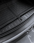 Model X Trunk Sill Plate Covers - ABS Plastic with Carbon Fiber Pattern