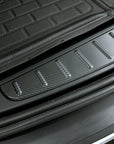 Model X Trunk Sill Plate Covers - ABS Plastic with Carbon Fiber Pattern