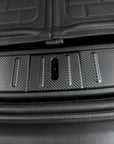 Model X Trunk Sill Plate Covers - ABS Plastic with Carbon Fiber Pattern