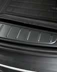 Model X Trunk Sill Plate Covers - ABS Plastic with Carbon Fiber Pattern