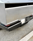 Cybertruck Rear Bumper Guard Step Plates - Glossy Black