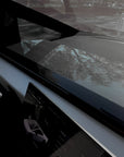 Cybertruck Top Upper Dashboard Overlay - Real Dry Molded Carbon Fiber