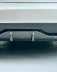 2021+ | Model S Viento Diffuser Overlay - Real Molded Carbon Fiber