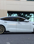 2022+ | Model S Viento Full Body Kit - Real Molded Carbon Fiber (4 Pieces)