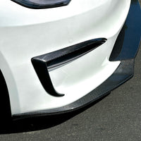 2021+ | Model S Fog Light Canards/Eyelids (1 Pair) - Real Molded Carbon Fiber