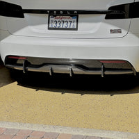 2021+ | Model S Viento Diffuser - Real Molded Carbon Fiber