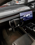 Cybertruck Lower Front Dashboard Overlay - Real Dry Molded Carbon Fiber