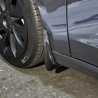 Model 3 Mud Flaps Screwless - Glossy Carbon Fiber Look - (Set of 4)