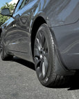 Model 3 Mud Flaps Screwless - Glossy Carbon Fiber Look - (Set of 4)