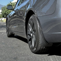 Model 3 Mud Flaps Screwless - Glossy Carbon Fiber Look - (Set of 4)