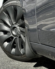 Model 3 Mud Flaps Screwless - Glossy Carbon Fiber Look - (Set of 4)