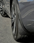 Model 3 Mud Flaps Screwless - Glossy Carbon Fiber Look - (Set of 4)
