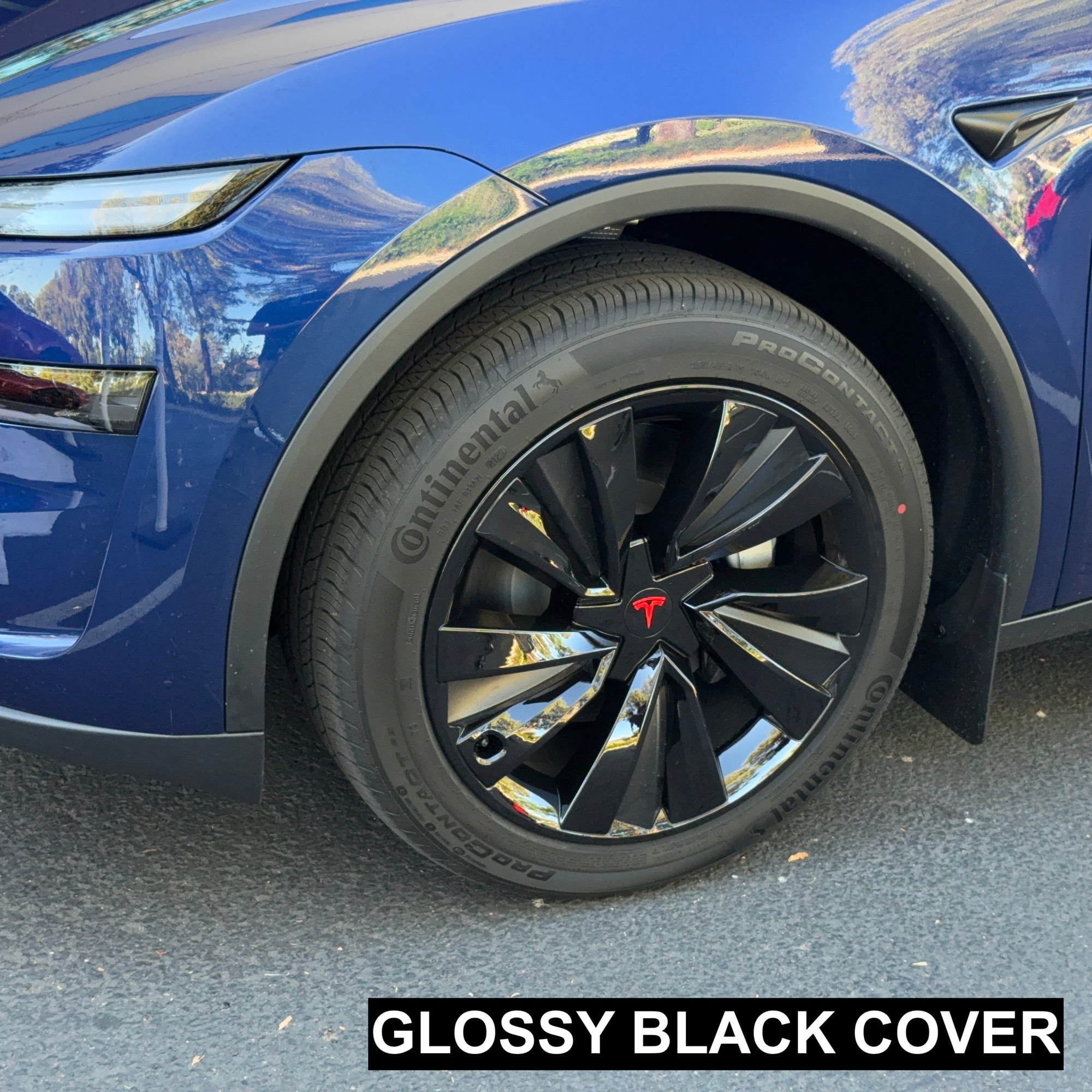 2026+ | Model Y Juniper Refreshed 19" Crossflow Spiral Storm Wheel Covers (Set of 4)