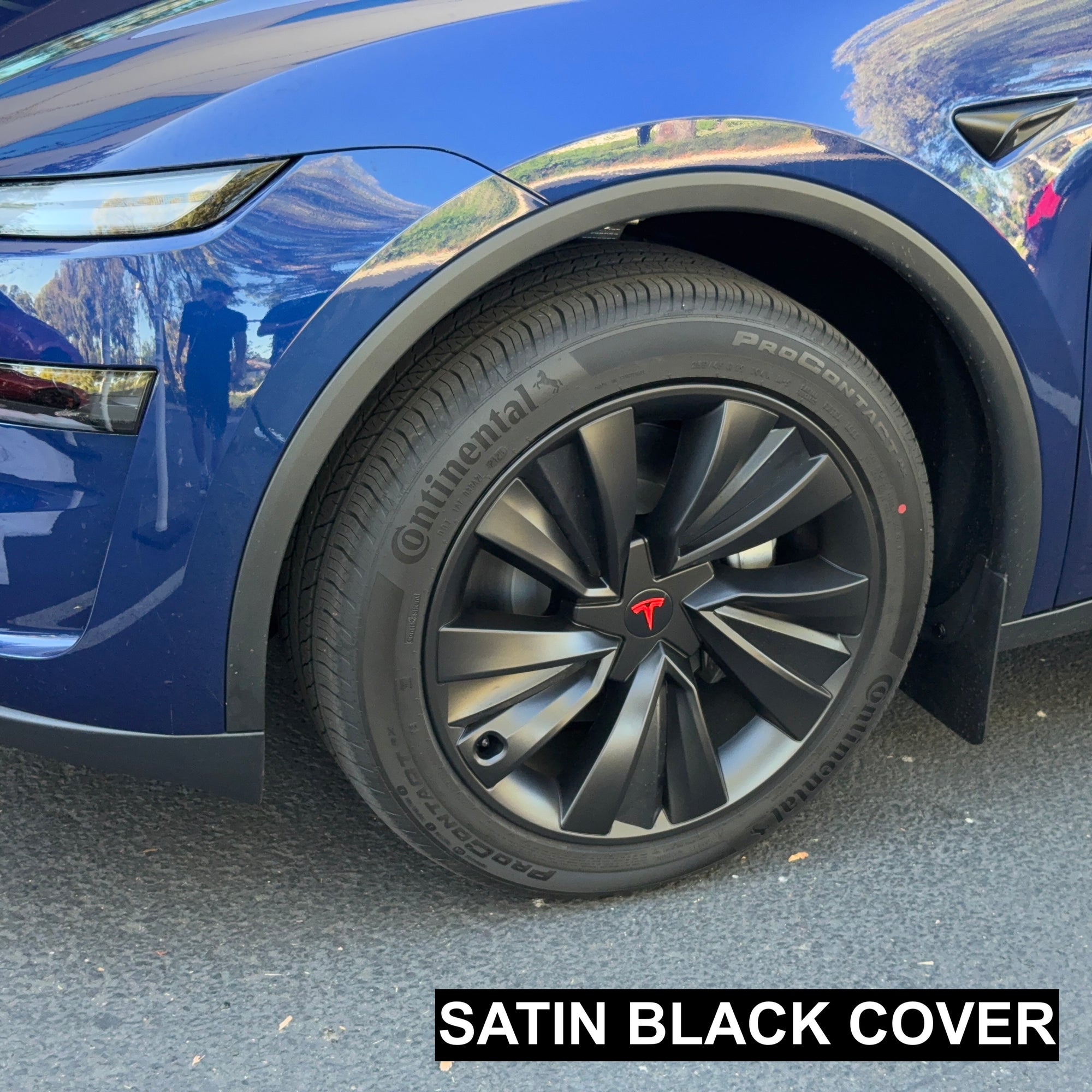 2026+ | Model Y Juniper Refreshed 19" Crossflow Spiral Storm Wheel Covers (Set of 4)
