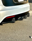 2021+ | Model S Viento Diffuser Overlay - Real Molded Carbon Fiber