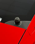 Cybertruck Windshield Wiper Motor Cover & Cap Overlay- Real Molded Carbon Fiber