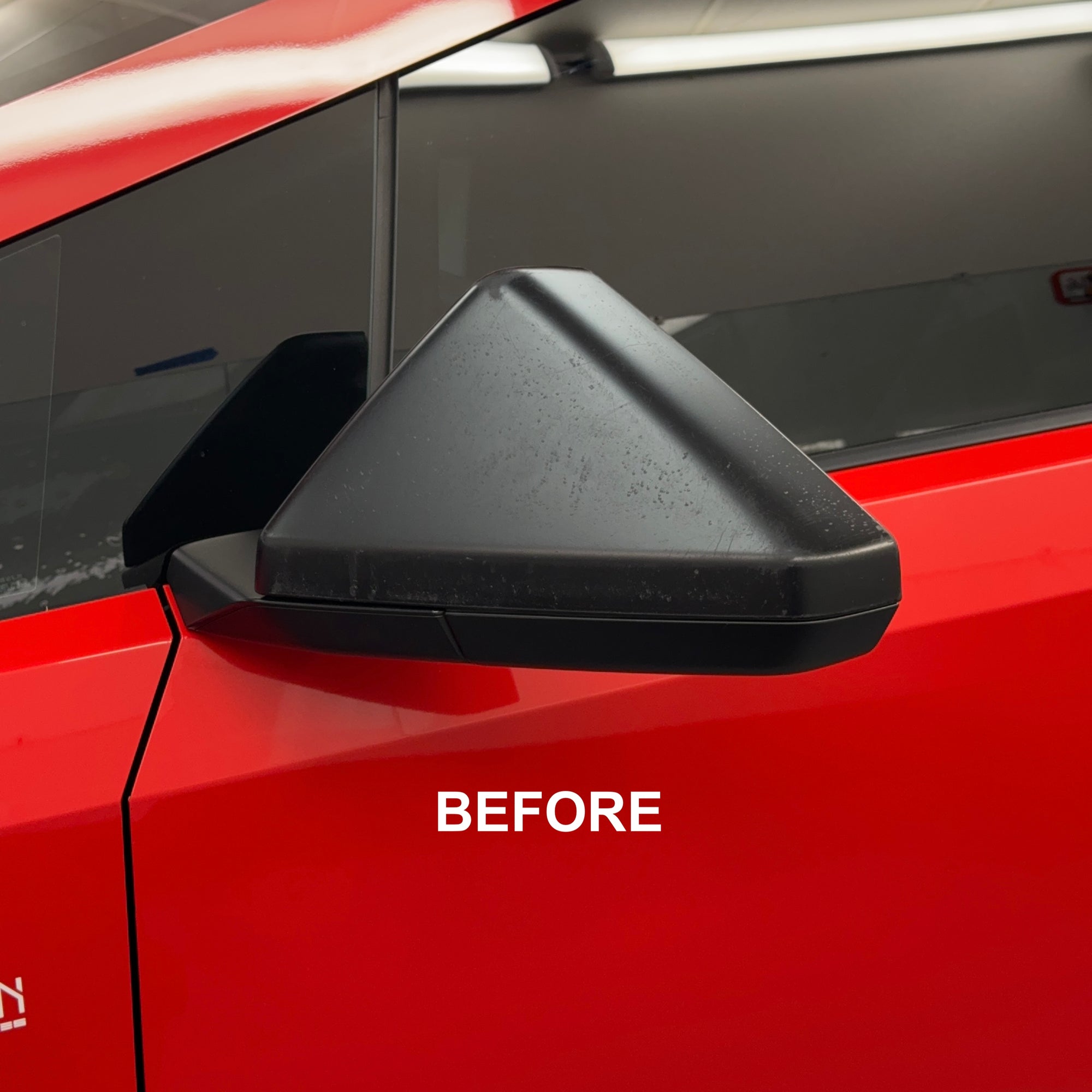 Cybertruck Side View Mirror Overlays - Real Dry Molded Carbon Fiber