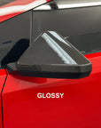 Cybertruck Side View Mirror Overlays - Real Dry Molded Carbon Fiber