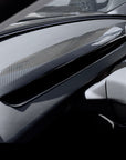 2024+ | Model 3 Highland Refreshed Dashboard Replacement Kit (3 Piece Options) - Real Dry Molded Carbon Fiber