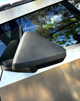 Cybertruck Side View Mirror Overlays - Real Dry Molded Carbon Fiber