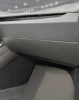 2024+ | Model 3 Highland Refreshed "Plain Weave" (Performance Look) Glovebox Overlay - Real Dry Molded Carbon Fiber
