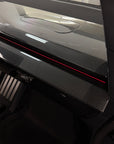 Cybertruck Top Upper Dashboard Overlay - Real Dry Molded Carbon Fiber