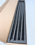 Cybertruck Window Trim Overlays - Real Dry Molded Carbon fiber