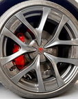 2026+ | Model Y Performance 21’’ Arachnid 2.0 Center Wheel Hubs - Real Molded Carbon Fiber- (Set of 4)