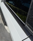 Cybertruck Window Trim Overlays - Real Dry Molded Carbon fiber
