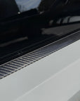 Cybertruck Window Trim Overlays - Real Dry Molded Carbon fiber