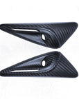 2023+ | Model 3XY Full Cover Turn Signal Overlays - Hardware 4.0 (1 Pair) - Real Dry Molded Carbon Fiber