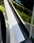 Cybertruck Window Trim Overlays - Real Dry Molded Carbon fiber
