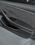 2024+ | Model 3 Highland Refreshed Front & Rear Lower Door Armrest Overlays (4 Pieces) - Real Dry Molded Carbon Fiber