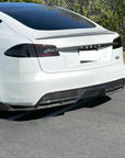 2021+ | Model S Viento Replacement Diffuser - Real Molded Carbon Fiber