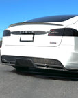 2021+ | Model S Viento Replacement Diffuser - Real Molded Carbon Fiber