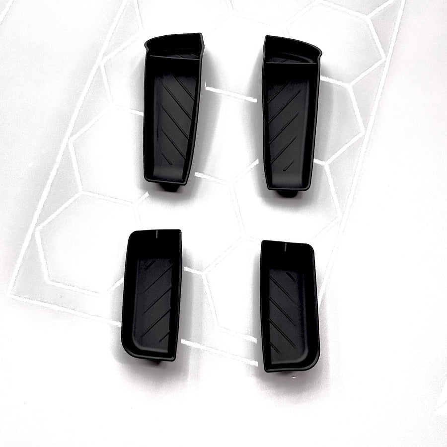 Model S Front Door Pocket Liner Organizers - Silicone Rubber (4 Pieces)