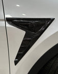 Model 3 & Y Full Cover Turn Signal Cap & Fender Accent Flares ( 1 Pair ) - Carbon Fiber Coated Variety