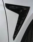 Model 3 & Y Full Cover Turn Signal Cap & Fender Accent Flares ( 1 Pair ) - Carbon Fiber Coated Variety