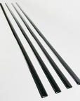 Cybertruck Window Trim Overlays - Real Dry Molded Carbon fiber